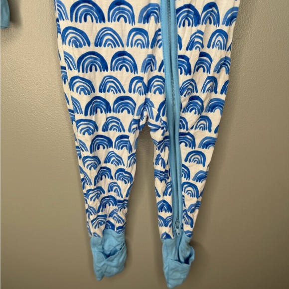 Little Sleepies Blue Rainbow Zippy - Picture 7 of 10